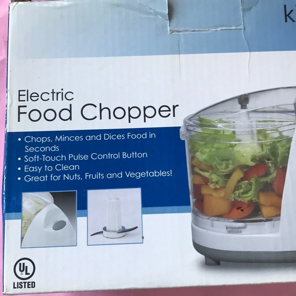 New electric food chopper